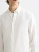 Dive into the heart of summer with the linen shirt. Crafted for comfort, this shirt is a tribute to those sun-drenched days and balmy nights. Its classic button down design meets the laid-back luxury of linen, offering a silhouette that's as breezy as it is stylish.

Men's shirt
100% linen
Long sleeved
Button down
100% Linen