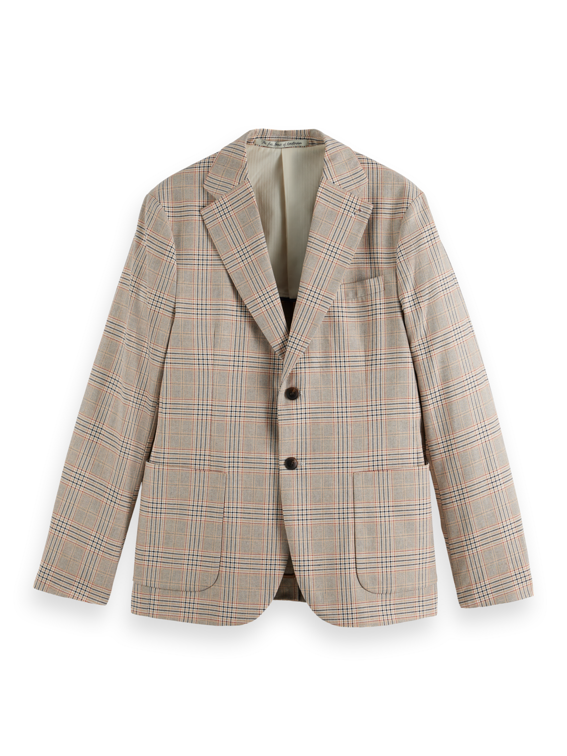 Crafted from a breathable cotton-linen blend, this yarn-dyed blazer delivers timeless style with a relaxed, tailored fit.

81% Cotton, 19% Linen