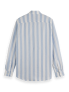 This lightweight long-sleeved seersucker shirt features classic stripes and a textured finish, blending comfort with effortless style.

100% Cotton

Regular fit