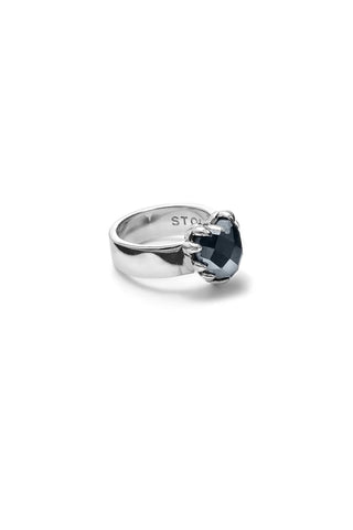 IRON GLANCE LOVE CLAW RING - SILVER