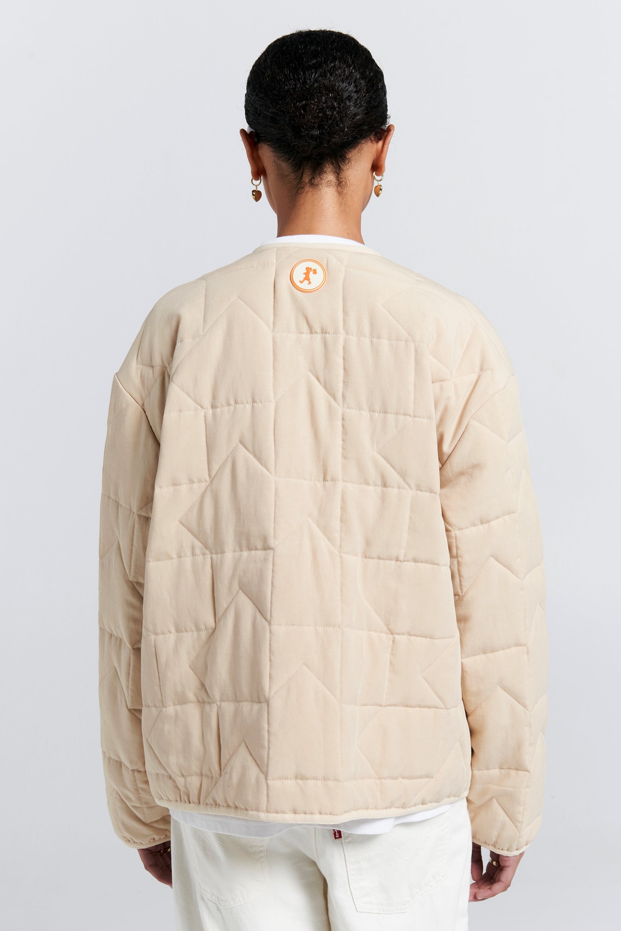 Quilted Drift Jacket - Natural – Guize Mens + Womens Clothing