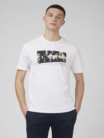 SCOOTER VIBES TEE - WHITE