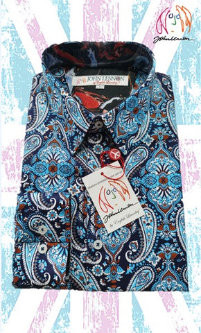 L/S SHIRT - BLUE