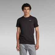 SLIM BASE R TEE - BLACK