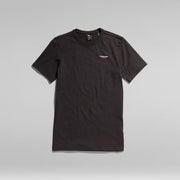 SLIM BASE R TEE - BLACK